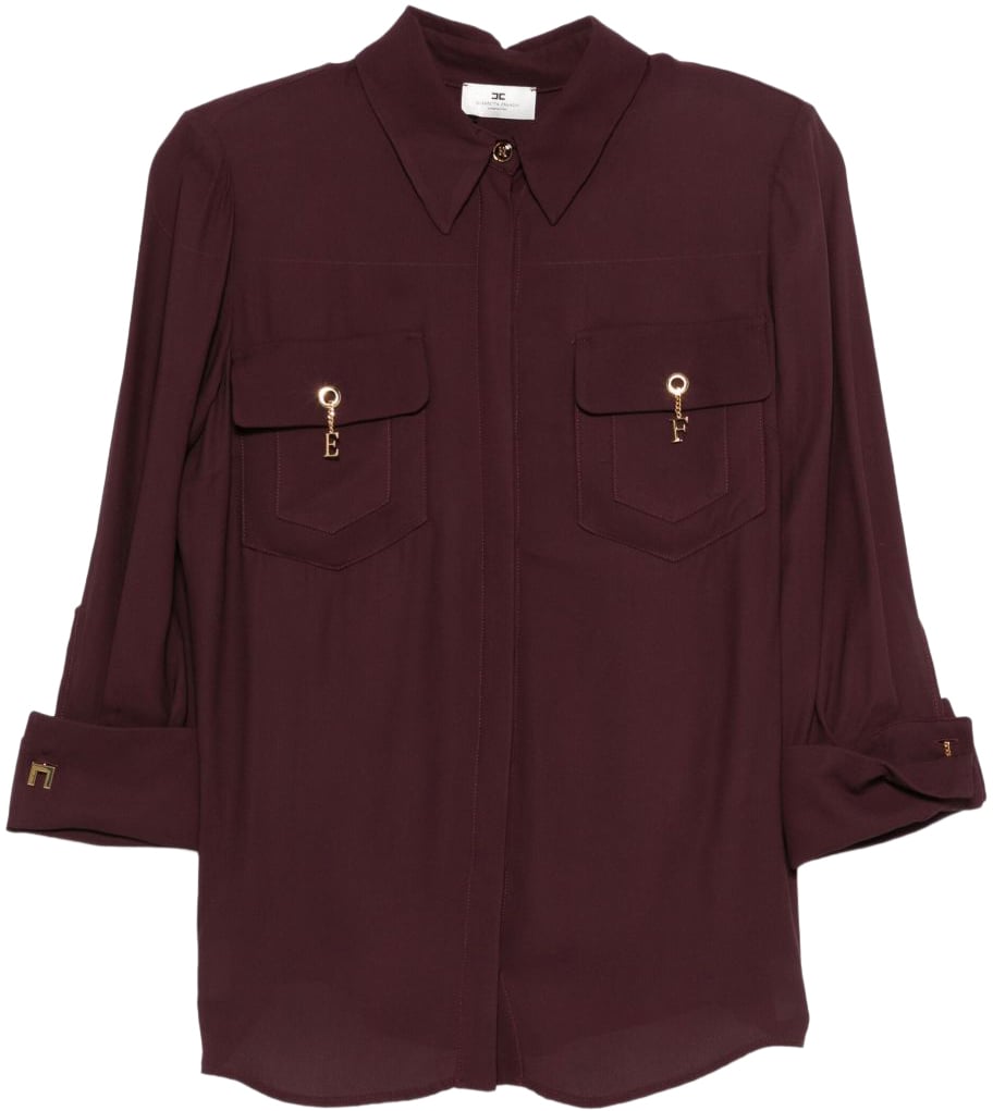 Elisabetta Franchi Shirts Red Rood