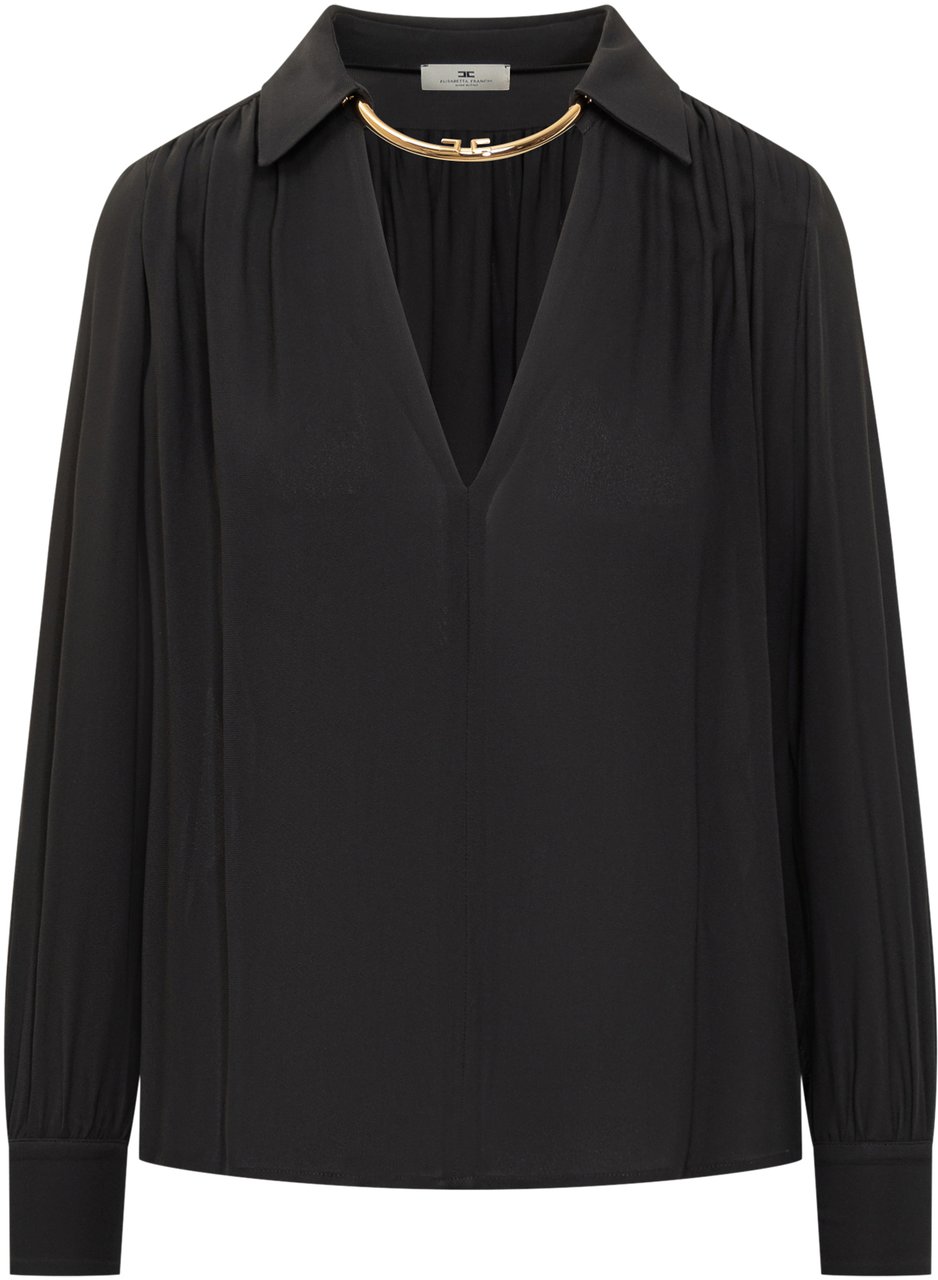 Elisabetta Franchi Camicia Elisabetta Franchi Zwart