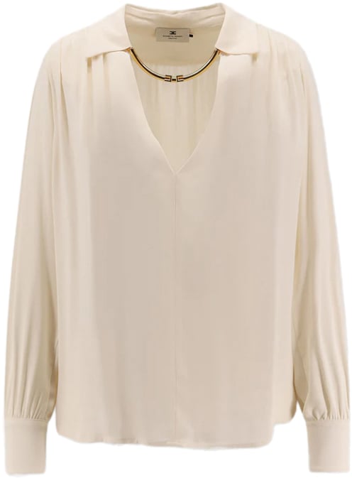 Elisabetta Franchi Shirts Latte Bruin
