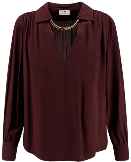 Elisabetta Franchi Shirts Merlot Rood