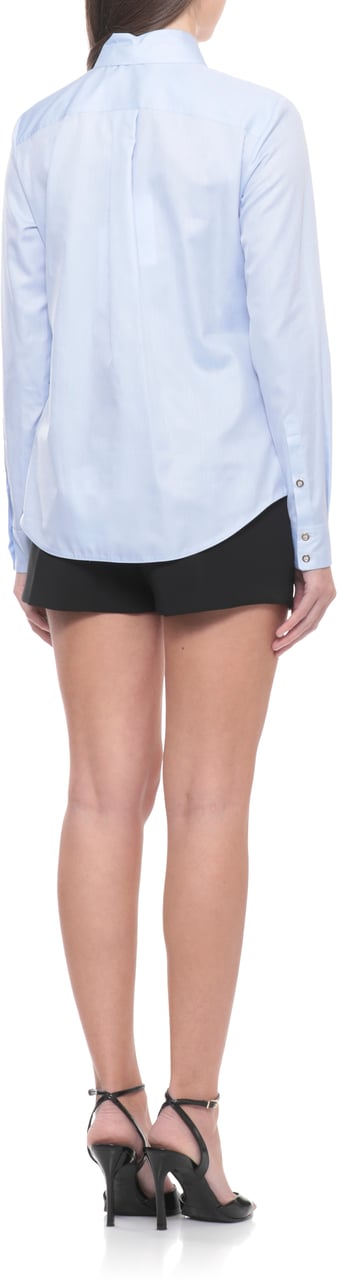 Elisabetta Franchi Shirts Light Blue Blauw