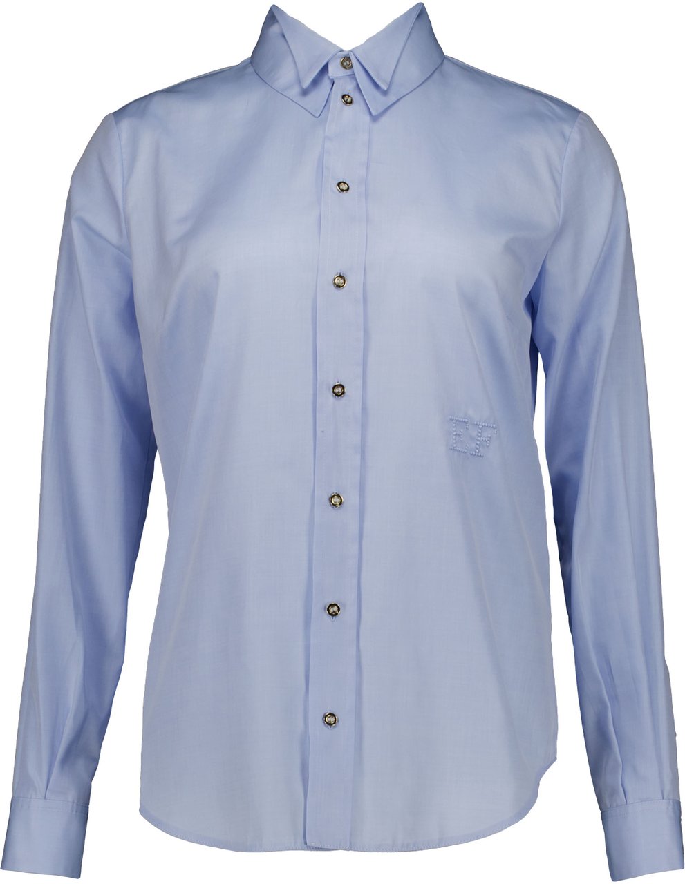 Elisabetta Franchi Elisabetta Franchi Women's Blouse Blouses Lichtblauw Ca12561e3 Blauw