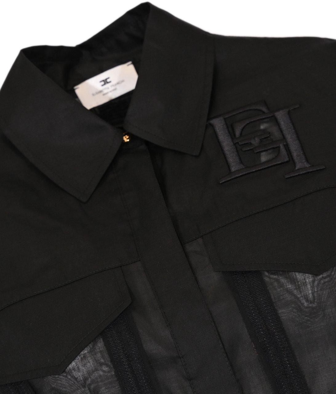 Elisabetta Franchi Shirts Black Zwart