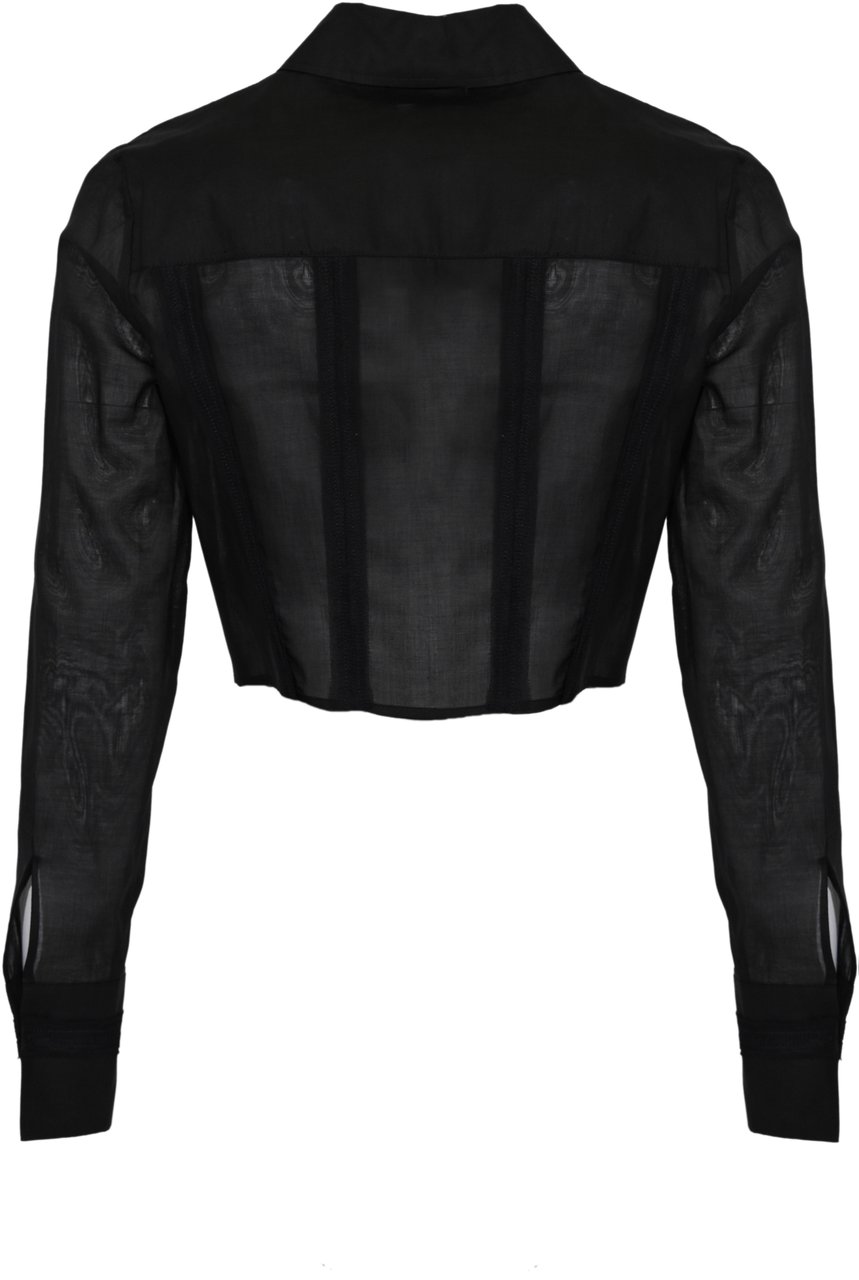 Elisabetta Franchi Shirts Black Zwart