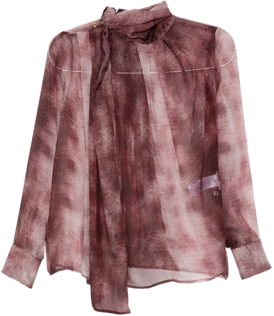 Elisabetta Franchi Shirts Merlot Rood