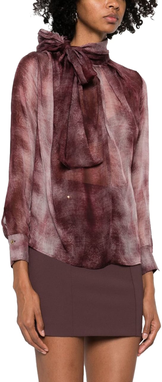 Elisabetta Franchi Shirts Merlot Rood