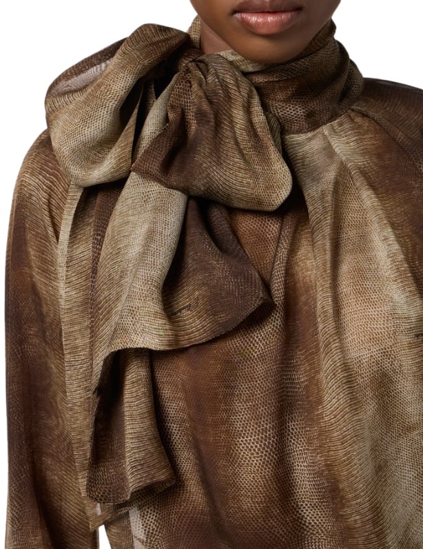 Elisabetta Franchi Shirts Brown Bruin