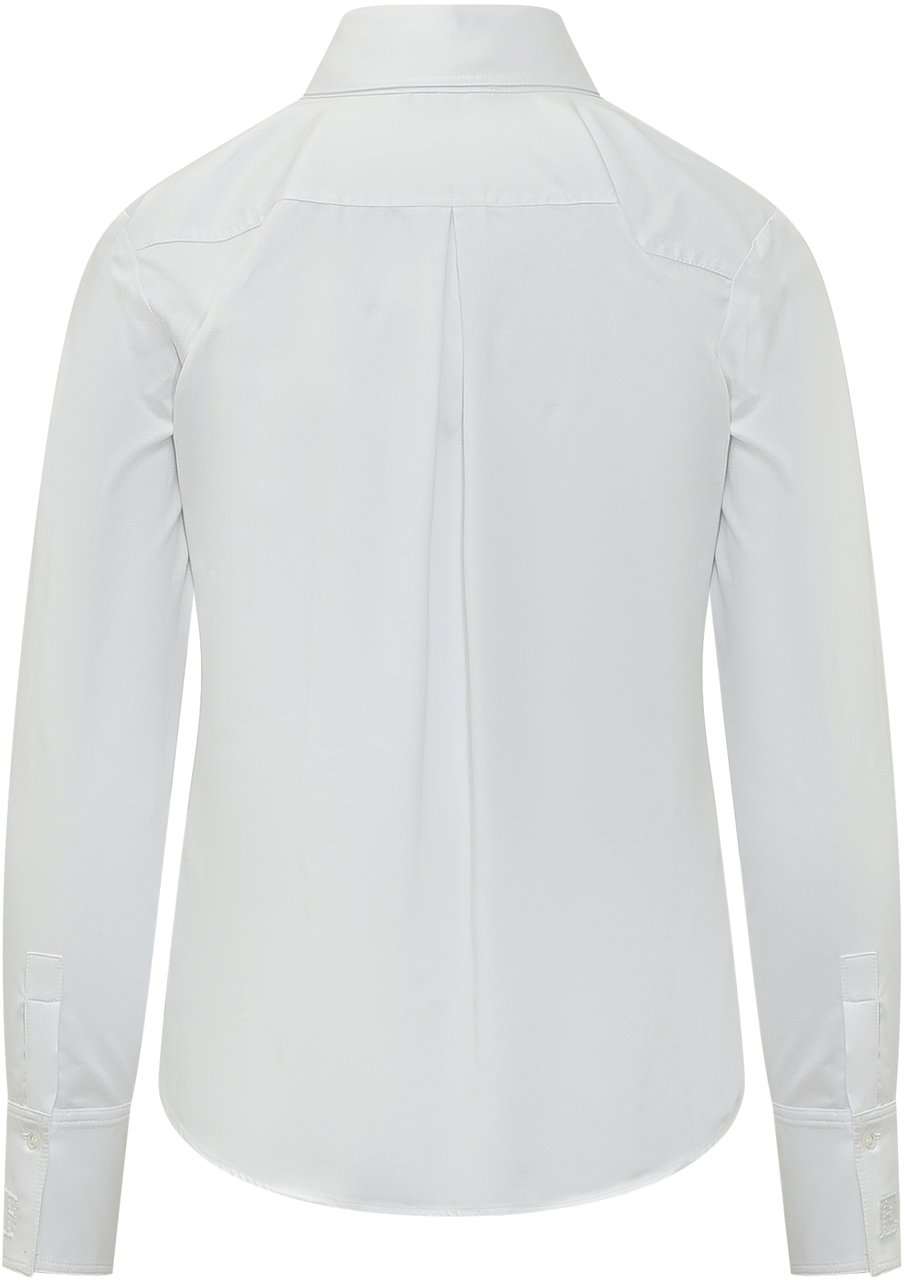 Elisabetta Franchi Camicia Classica Slim Wit