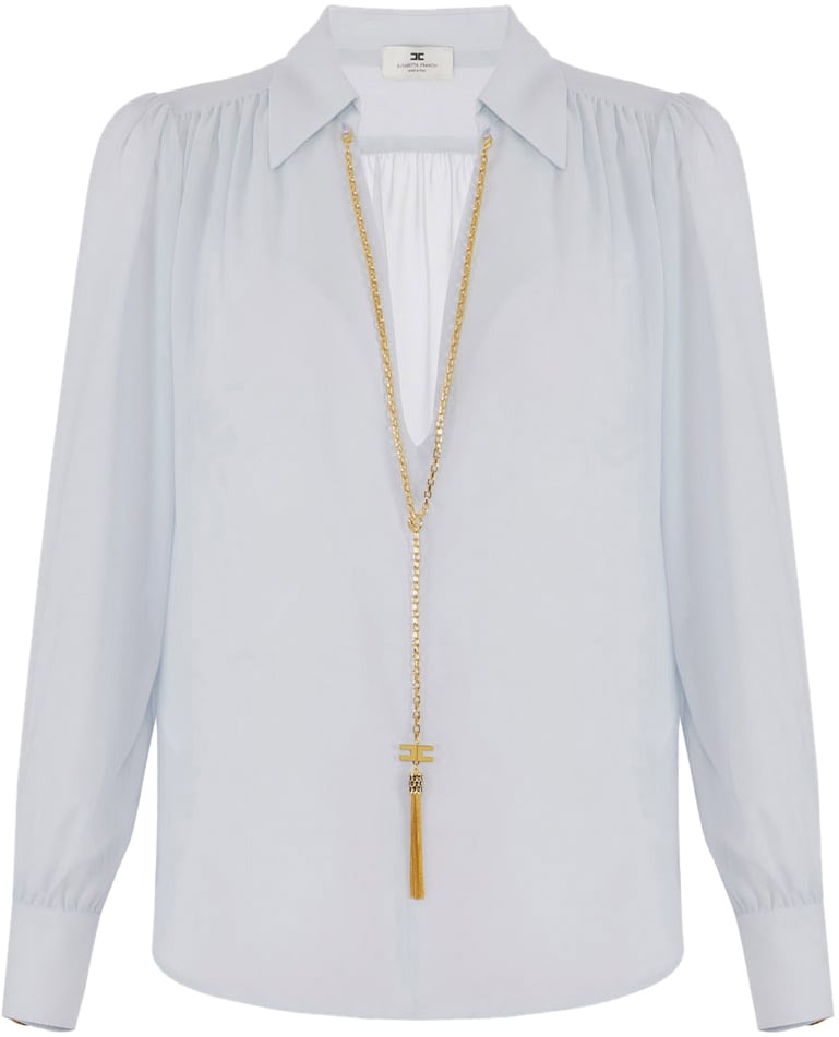 Elisabetta Franchi Shirts Starlight Zilver