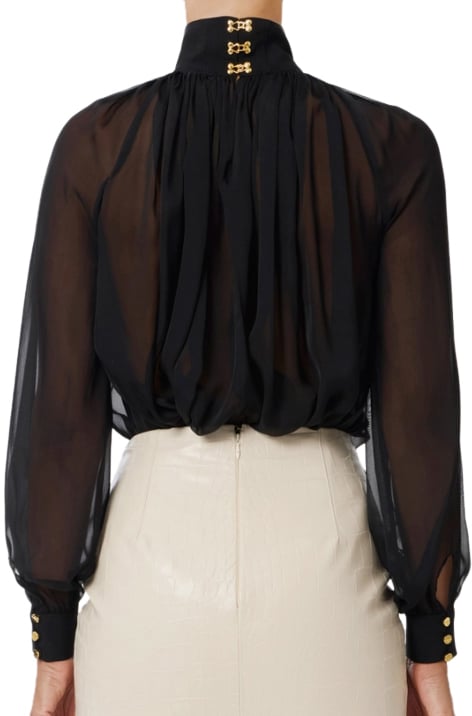 Elisabetta Franchi Shirts Black Zwart