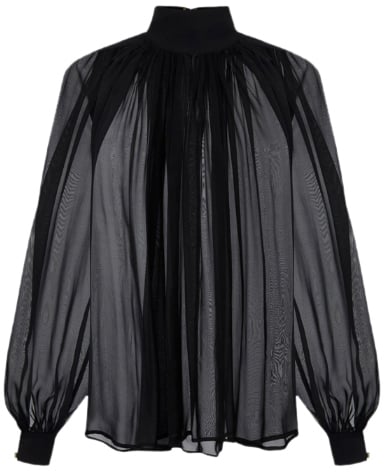 Elisabetta Franchi Shirts Black Zwart