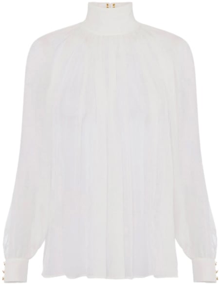 Elisabetta Franchi Shirts Ivory Wit