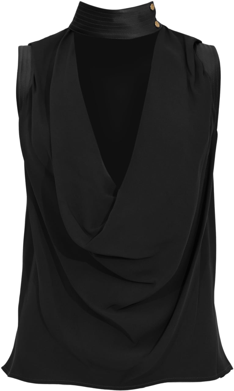 Elisabetta Franchi Shirts Black Zwart