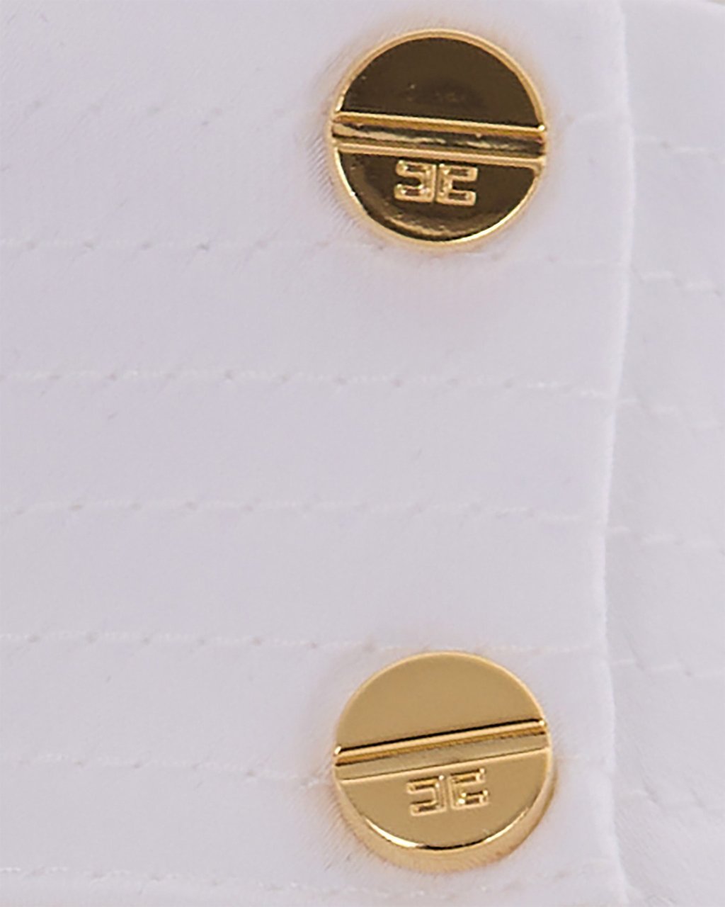 Elisabetta Franchi Shirts Ivory Wit