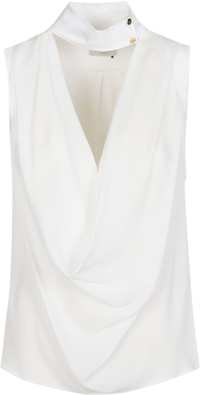 Elisabetta Franchi Sleeveless Top White Wit