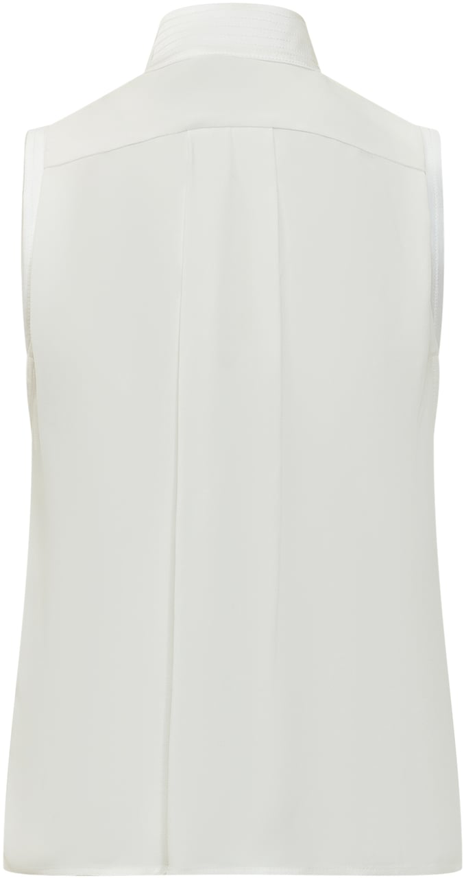 Elisabetta Franchi Camicia con Scollo Profondo e Drappeggio Wit