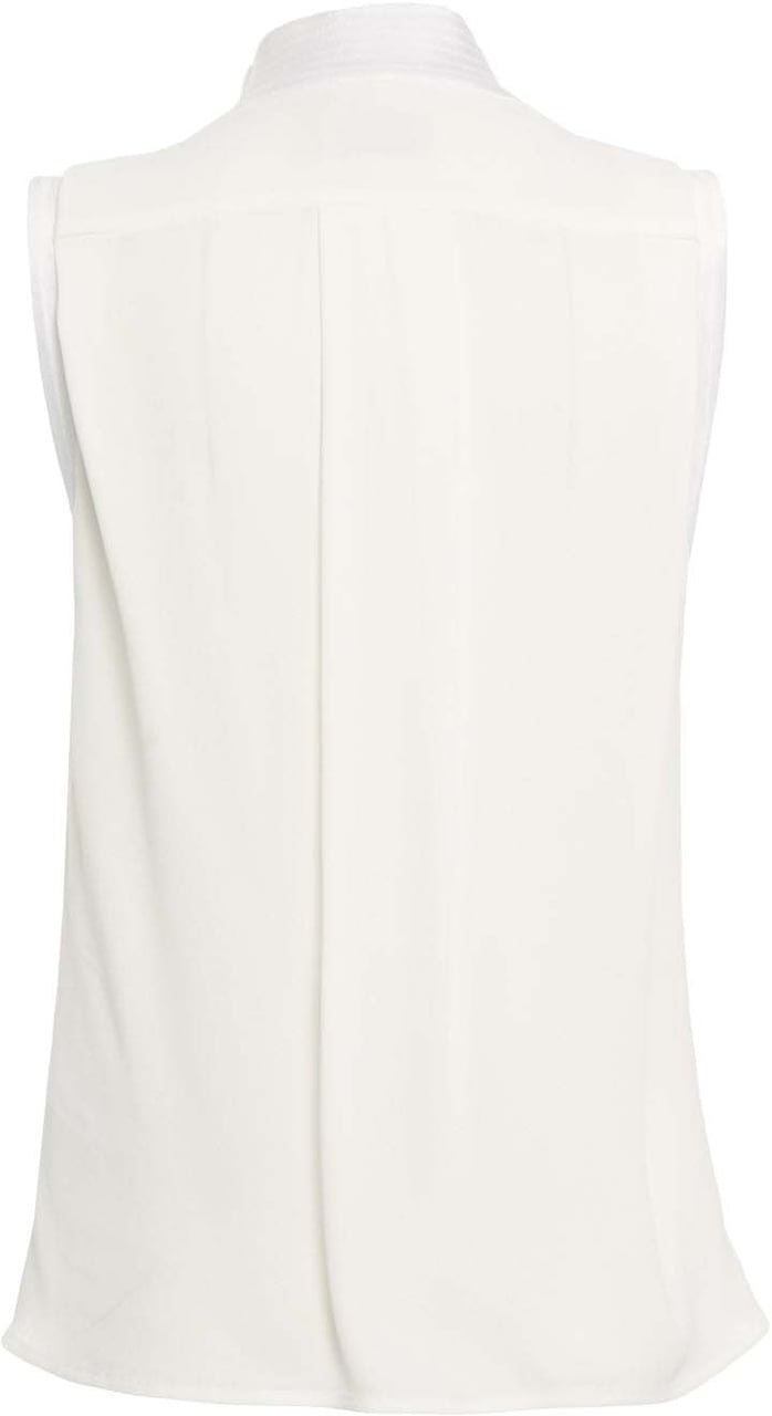 Elisabetta Franchi Top with cowl neck Wit