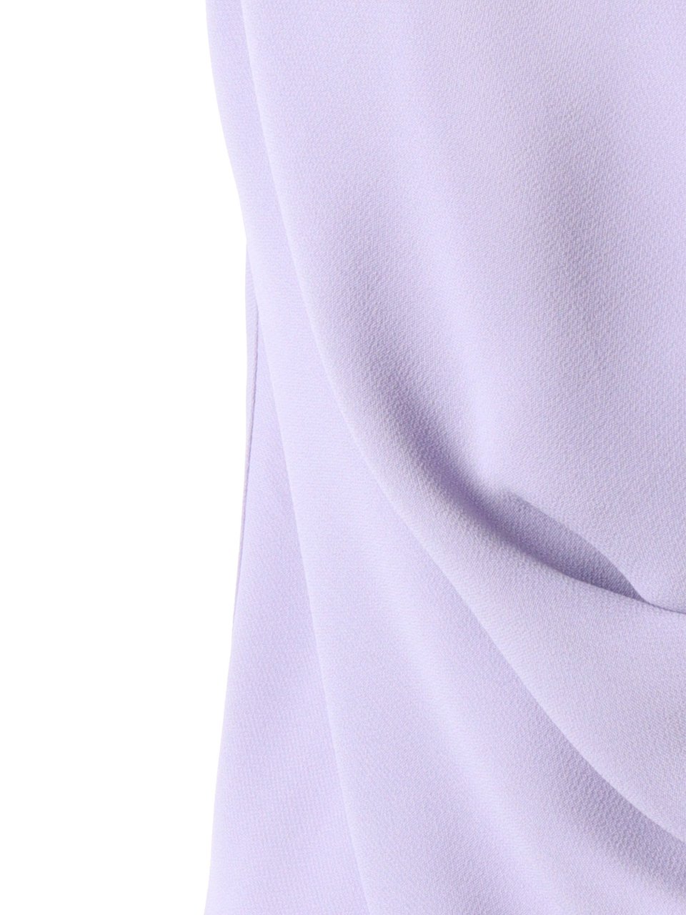 Elisabetta Franchi Draped Cowl Neck Blouse Paars
