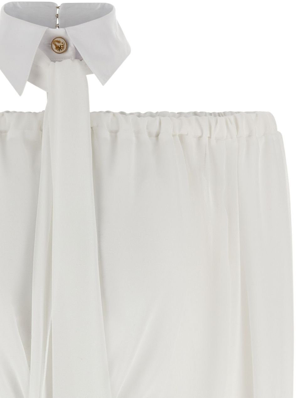 Elisabetta Franchi Shirts Ivory Wit