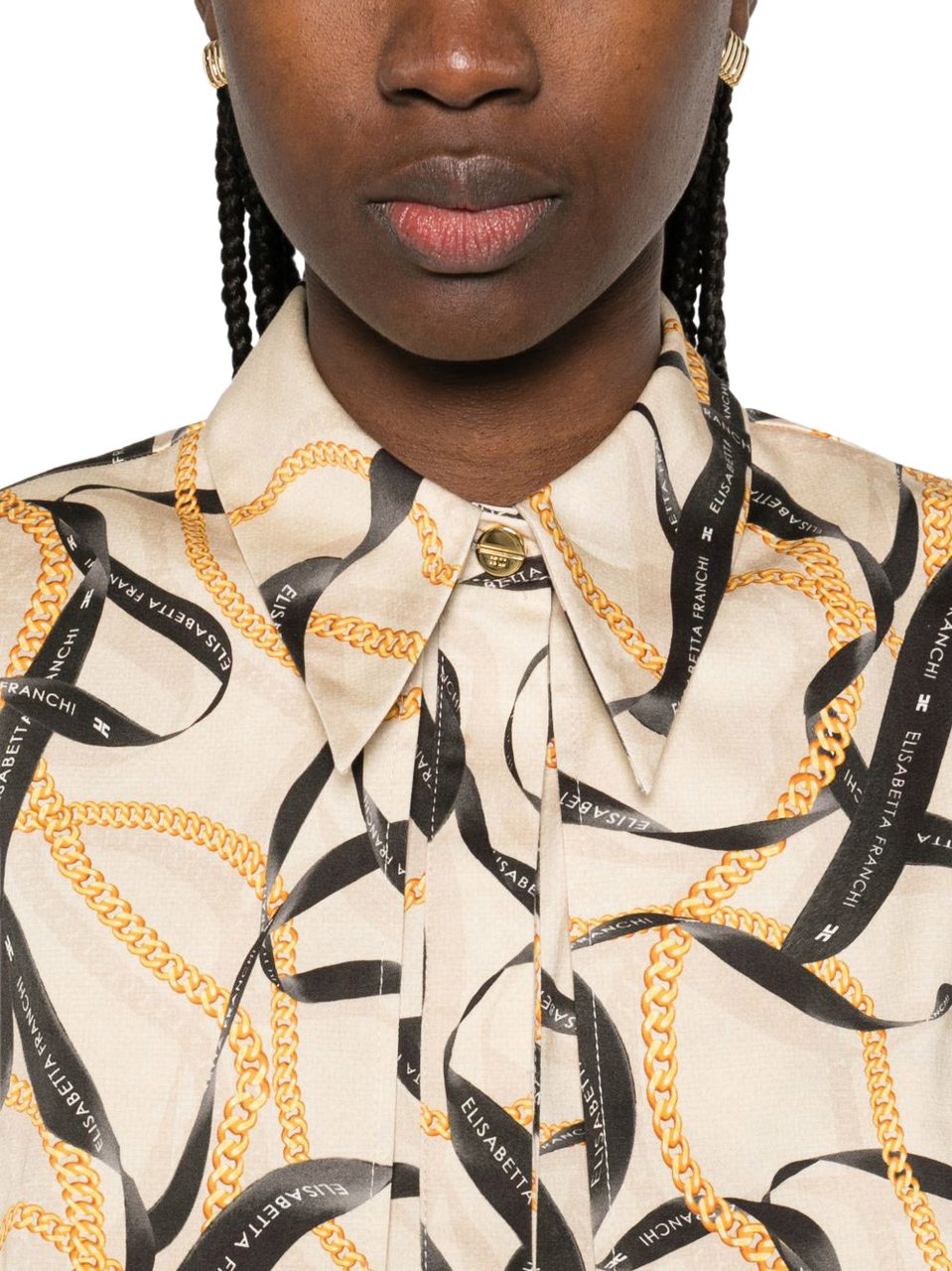 Elisabetta Franchi Shirts Beige Beige