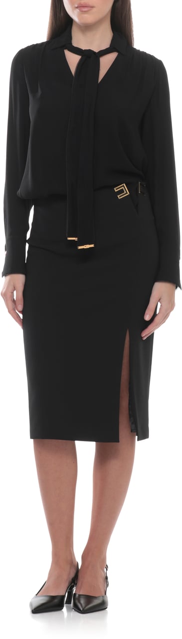 Elisabetta Franchi Shirts Black Zwart