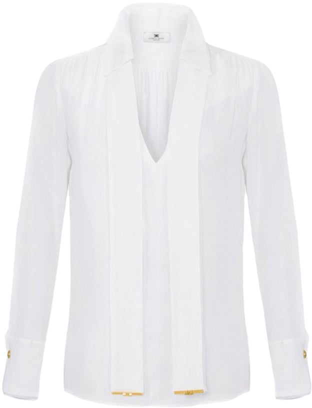 Elisabetta Franchi Shirts Cyan Cyaan