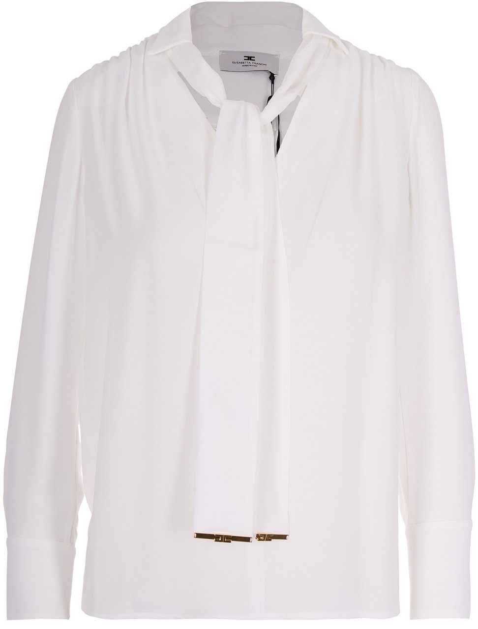 Elisabetta Franchi Shirts Ivory Wit