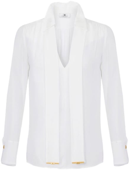 Elisabetta Franchi Shirts Ivory Wit