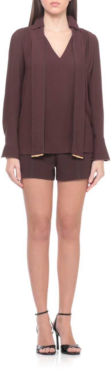 Elisabetta Franchi Shirts Brown Bruin