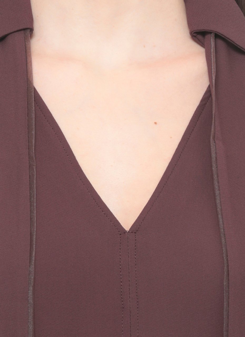 Elisabetta Franchi Shirts Brown Bruin