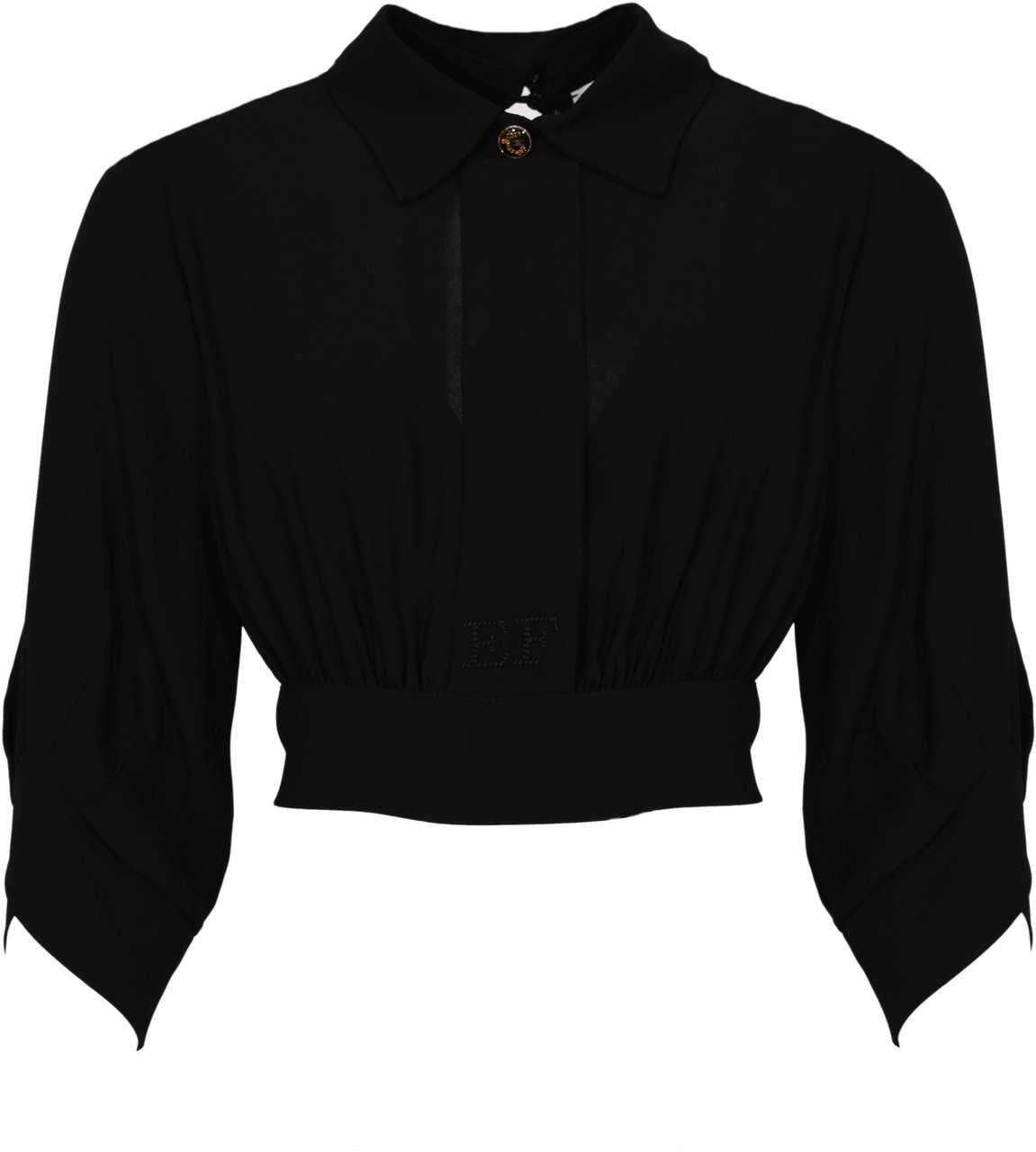 Elisabetta Franchi Shirts Black Zwart
