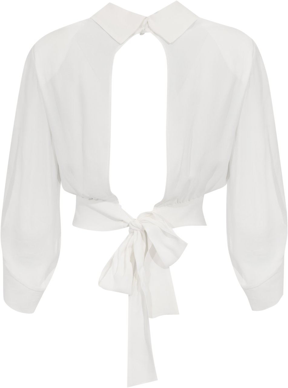 Elisabetta Franchi Shirts Ivory Wit