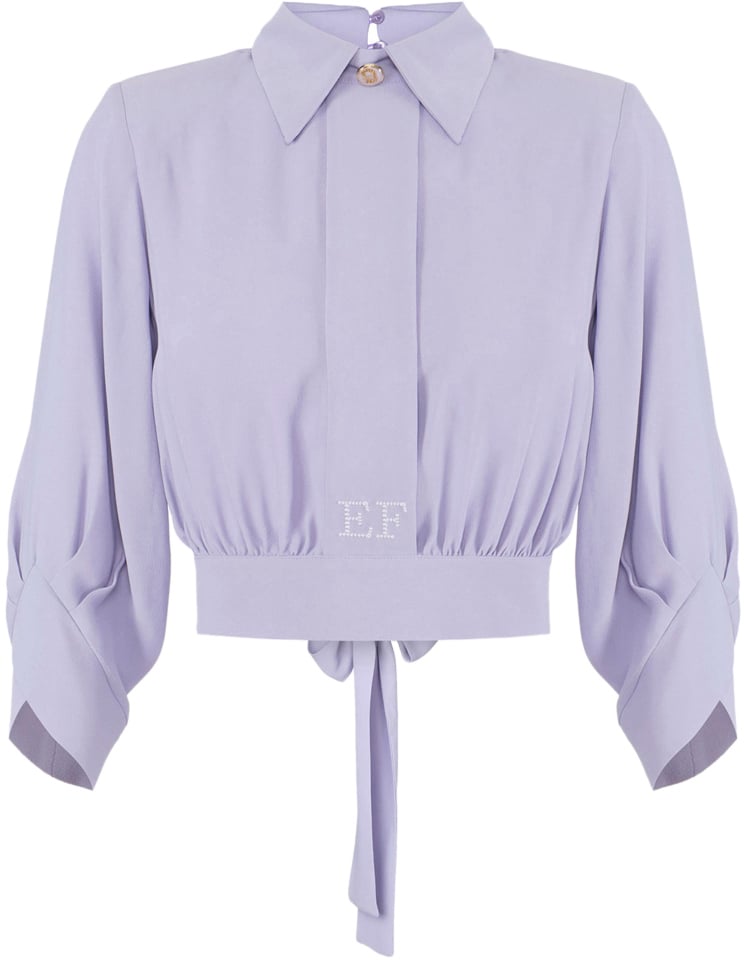 Elisabetta Franchi Shirts Lillà Paars
