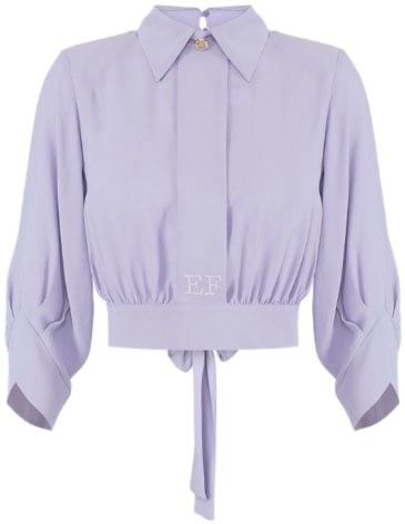Elisabetta Franchi Shirts Lilac Paars