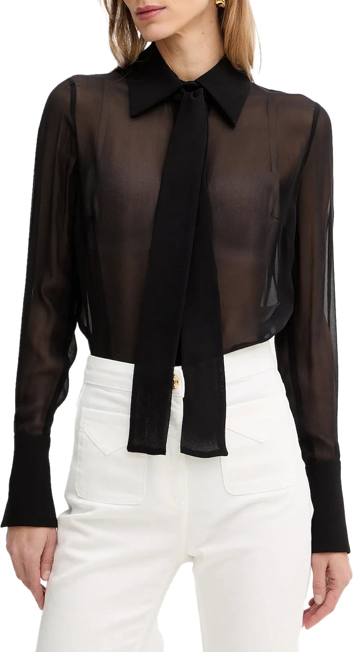 Elisabetta Franchi Shirts Black Zwart