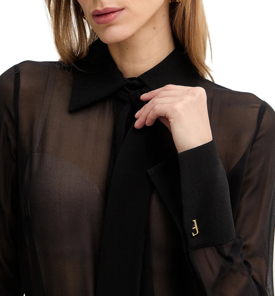 Elisabetta Franchi Shirts Black Zwart