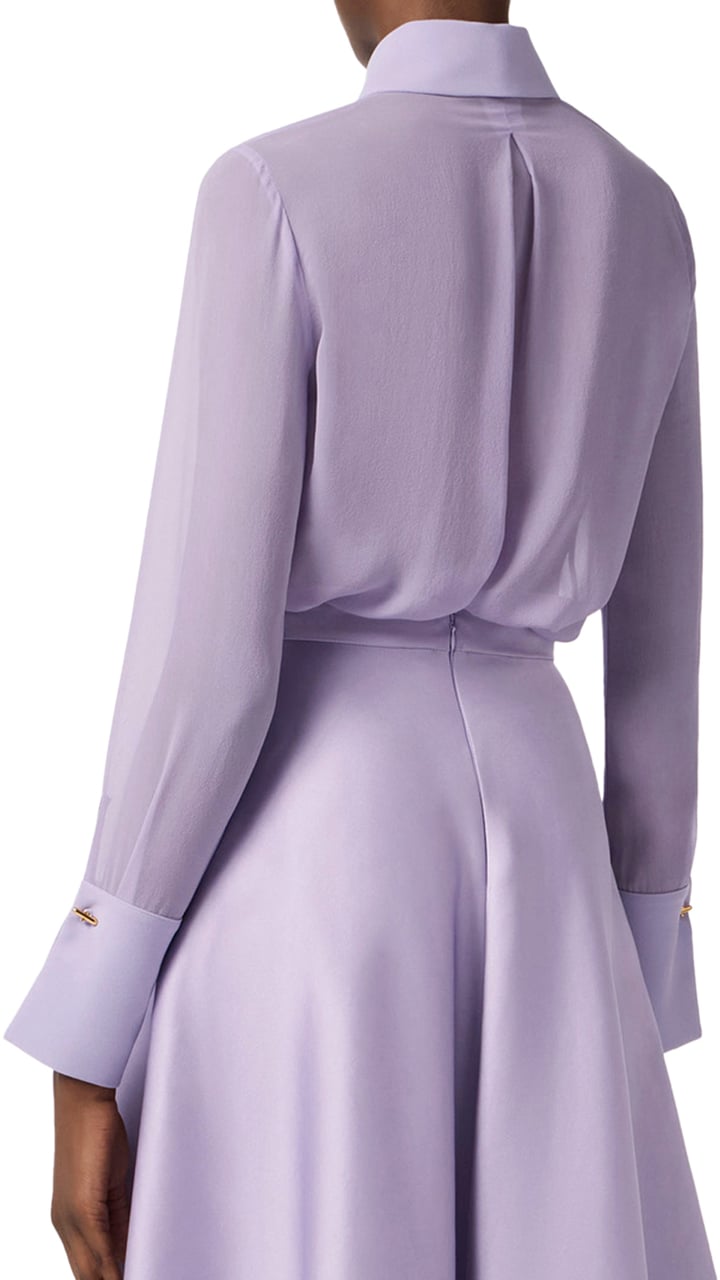 Elisabetta Franchi Shirts Lillà Paars