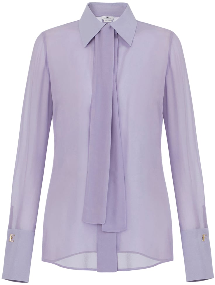 Elisabetta Franchi Shirts Lillà Paars