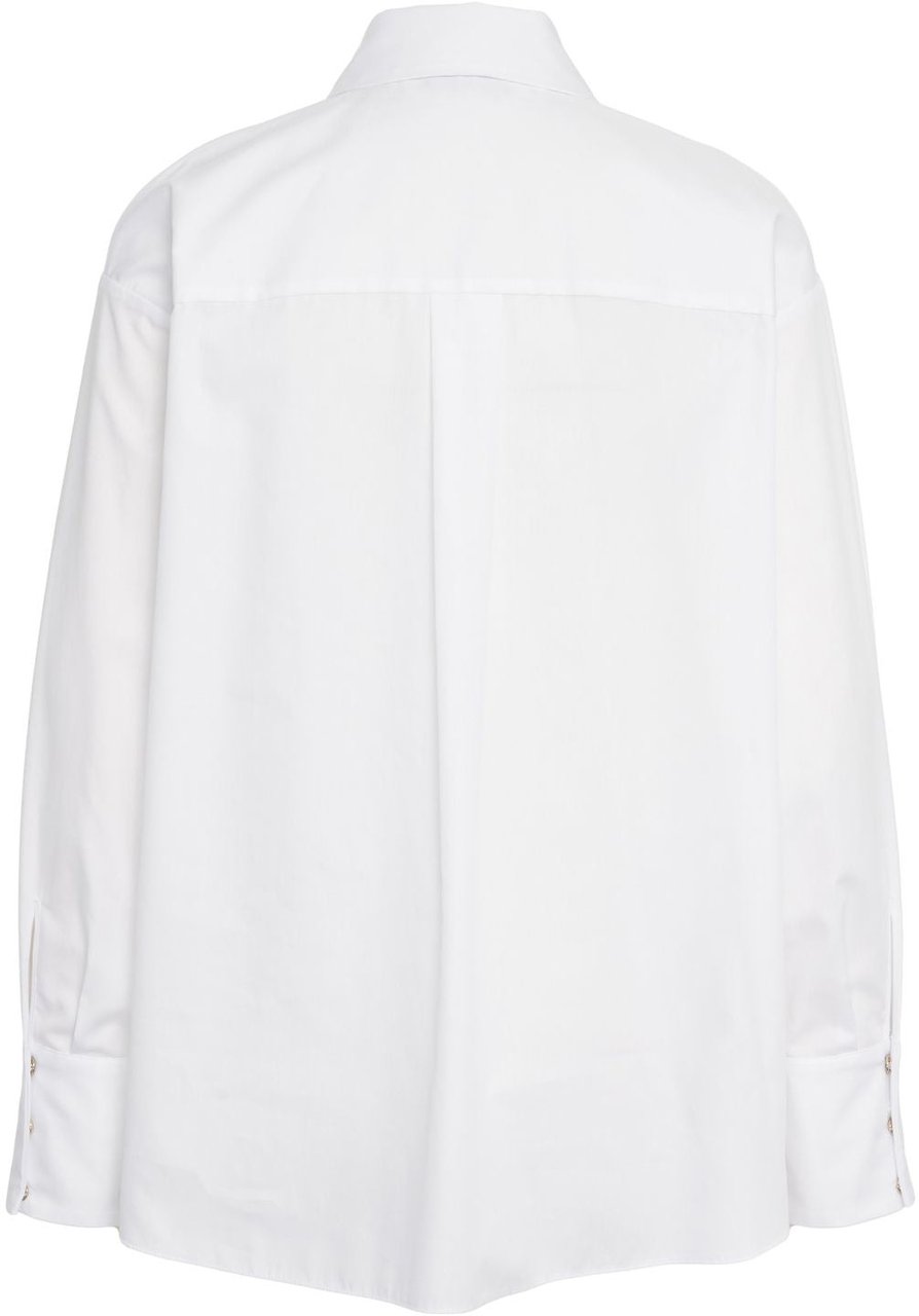 Elisabetta Franchi Shirt with tie detail Wit