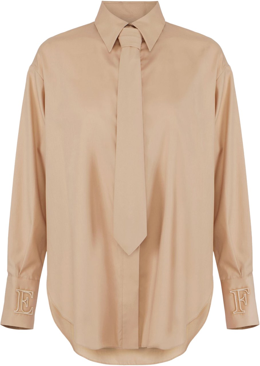 Elisabetta Franchi Elisabetta Franchi Women's Blouse Blouses Camel Ca15261e2 Beige
