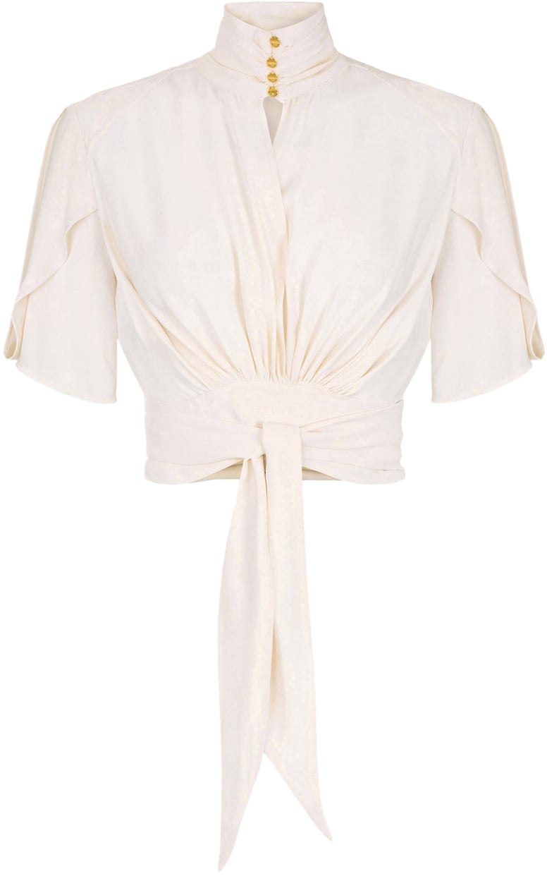 Elisabetta Franchi Shirts Burro Beige