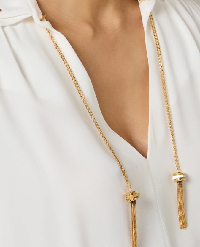 Elisabetta Franchi Shirts Ivory Wit