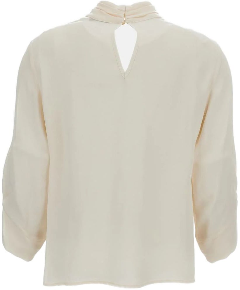 Elisabetta Franchi Shirts Burro/Nero Wit