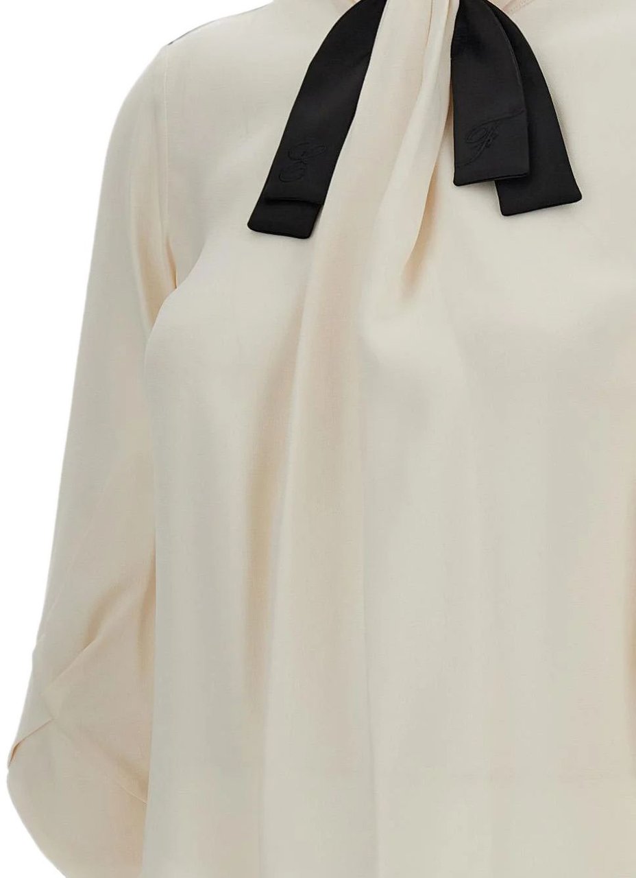 Elisabetta Franchi Shirts Burro/Nero Wit