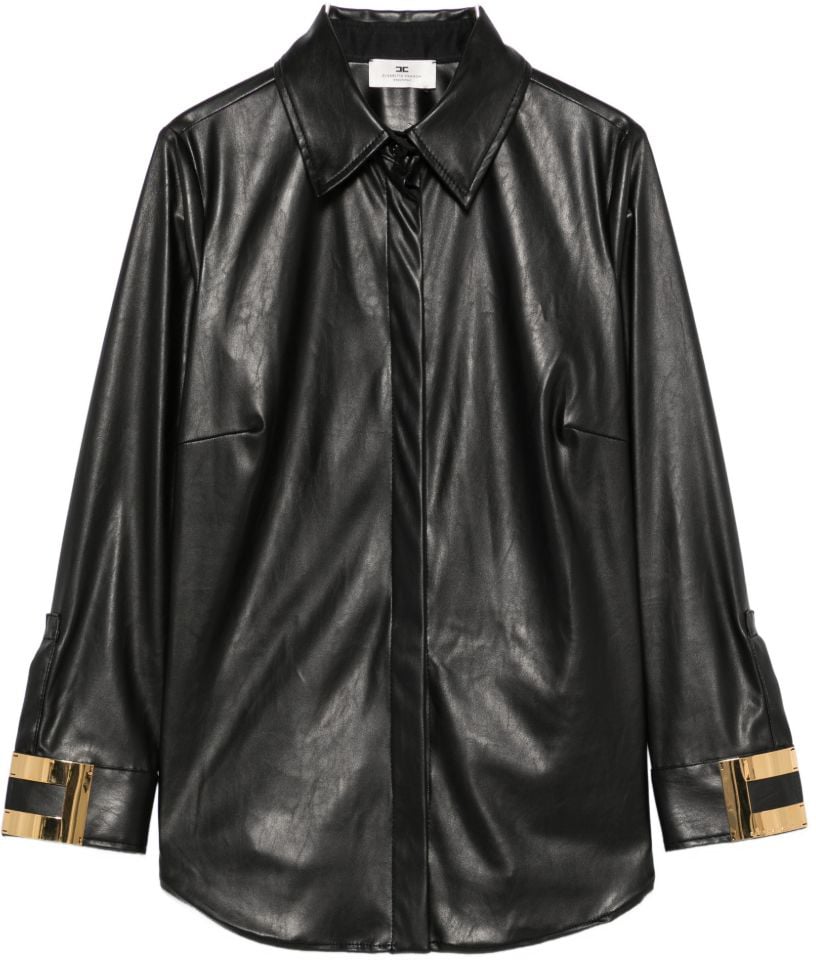 Elisabetta Franchi Shirts Black Zwart