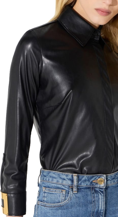 Elisabetta Franchi Shirts Nero Zwart