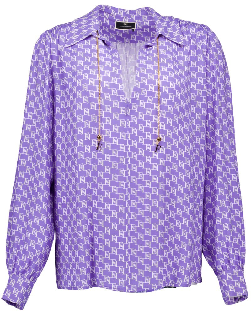 Elisabetta Franchi Elisabetta Franchi Blouses Paars Cas3041e2 Bx9 Paars