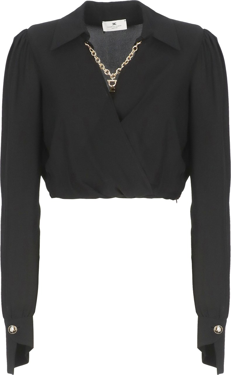 Elisabetta Franchi Shirts Black Zwart