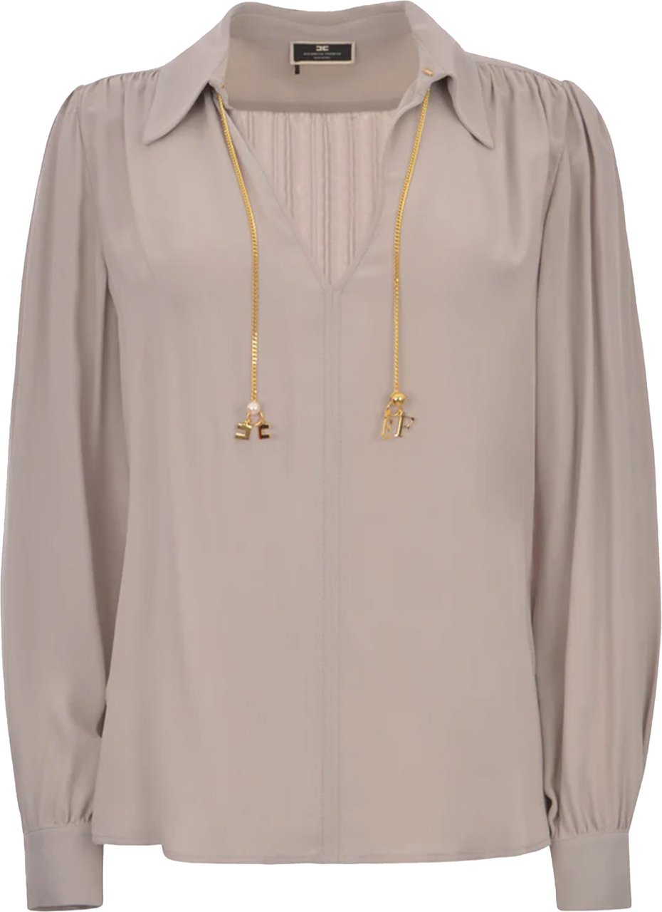 Elisabetta Franchi Elisabetta Franchi Blouses Grijs Cat3041e2 Grijs