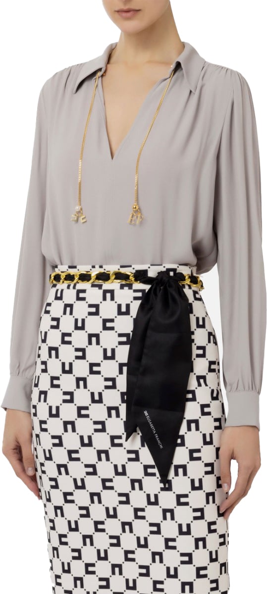 Elisabetta Franchi Elisabetta Franchi Blouses Grijs Cat3041e2 Grijs